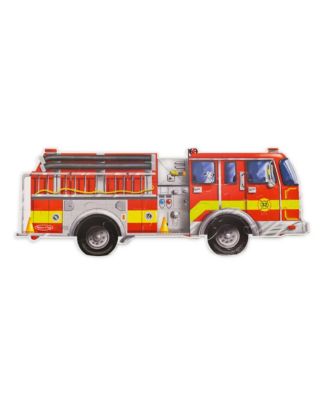 Melissa and Doug - Giant Fire Truck Floor 24 pc