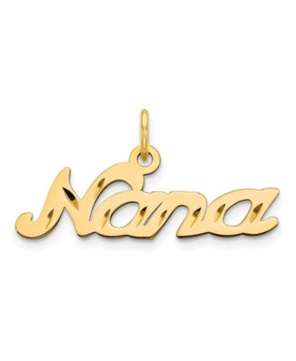Macy's - Nana Charm in 14k Yellow Gold