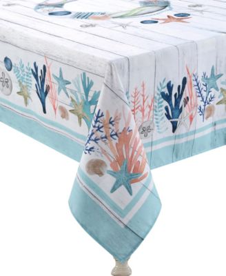 Laural Home - Coastal Reef 70x84 Tablecloth