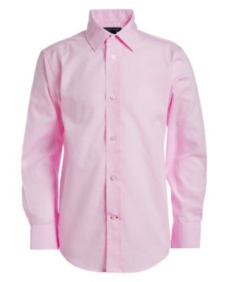 Tommy Hilfiger - Boys' Pink Long-Sleeve Button-Up Shirt