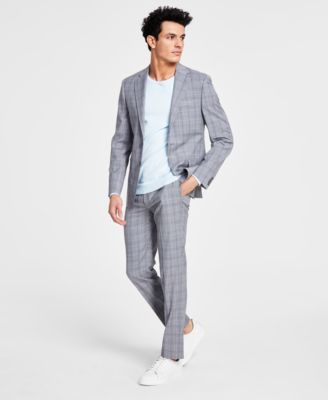 Calvin Klein - Men's Slim-Fit Stretch Wool Suit