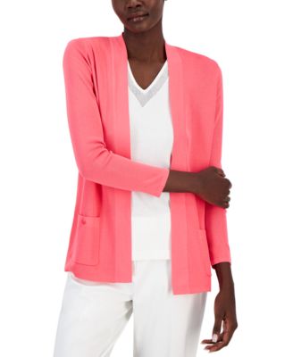 Anne Klein - Open-Front Cardigan