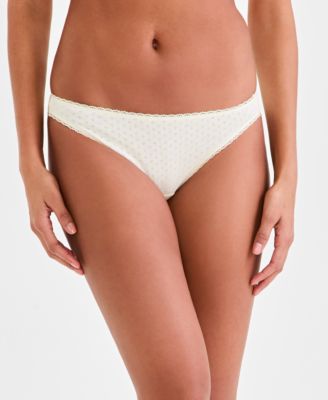 Charter Club - Women's Cotton Pointelle Bikini  Underwear