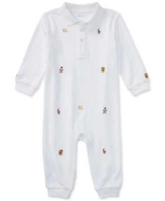 Polo Ralph Lauren - Baby Boys' Schiffli Polo Coverall