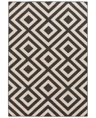 Surya - Alfresco ALF-9639 Black 6' x 9' Area Rug