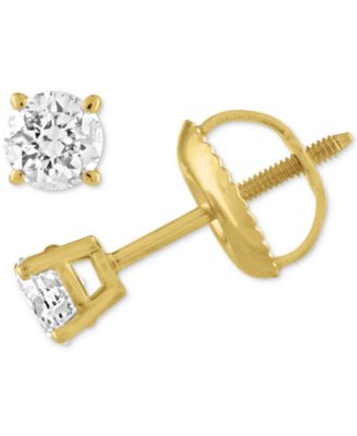 Macy's - Diamond Stud Earrings (1/4-2 ct. t.w.) in 14k Gold