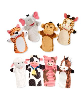 Melissa and Doug - Hand Puppet Bundles - Farm  Zoo Friends