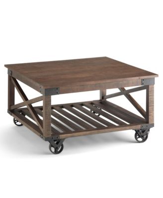 Simpli Home - Harding Large Coffee Table, Quick Ship