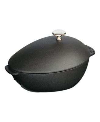 Staub - Cast Iron 2-qt Mussel Pot - Matte Black