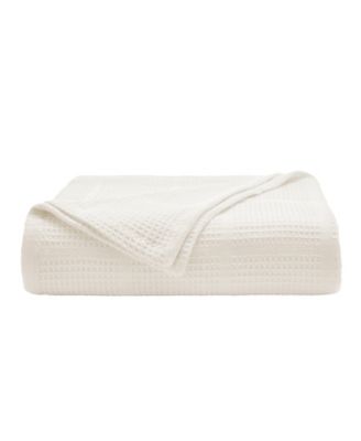 Kenneth Cole - Essentials Waffle Grid Twin Blanket