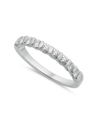 Macy's - Diamond Bar Band (1/2 ct. t.w.) in 14k White Gold
