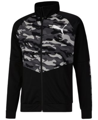 Puma - Men's Contrast Camo Full-Zip Track Jacket