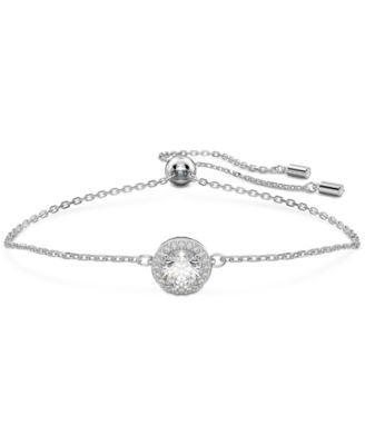 Swarovski - Silver-Tone Constella Crystal Bangle Bracelet