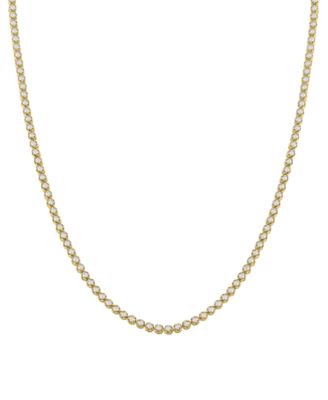 Macy's - Men's Diamond 20" Tennis Necklace (5 ct. t.w.) in 10k Gold