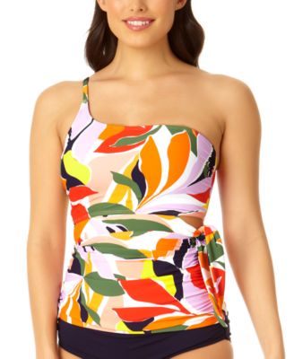 Anne Cole - Women's Asymmetrical Tie-Side Tankini Top