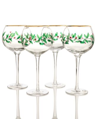 Lenox - Holiday 4-piece Wine Glass Set