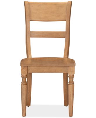 Furniture - Willowmere Dining Chair with Wood Seat.