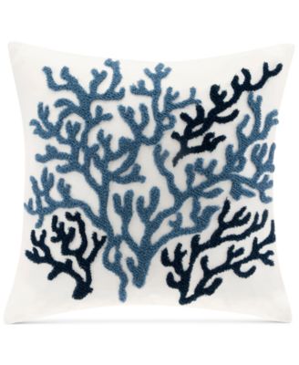 Harbor House - Beach House Embroidered 18" Square Decorative Pillow
