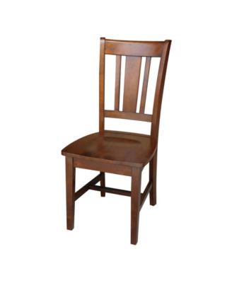 International Concepts - San Remo Slat back Chair, Set of 2