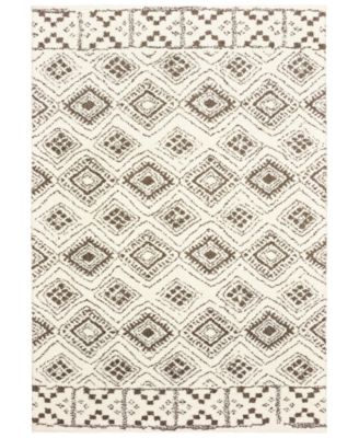 Oriental Weavers - Verona Shag 1330W Ivory/Brown 2' x 3' Area Rug
