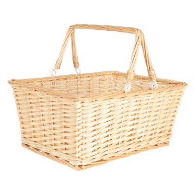 Household Essentials - Open Top Market Basket with Handles
