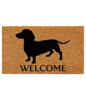 Home & More - Dachshund 17" x 29" Coir/Vinyl Doormat