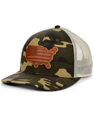 Lids - United States of America Woodland State Patch Curved Trucker Cap