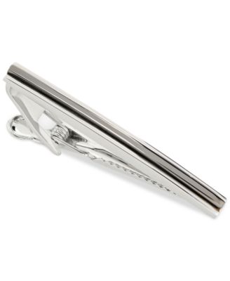 Perry Ellis Portfolio - Men's Silver Strip Tie Bar