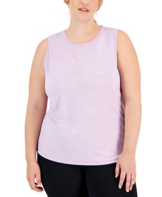 ID Ideology - Plus Size Keyhole-Back Tank Top