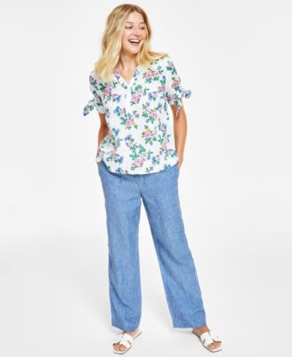Charter Club - Straight-Leg Pants