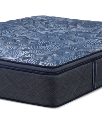 Serta - Perfect Sleeper Cobalt Calm 15" Plush Pillow Top Mattress-Twin XL