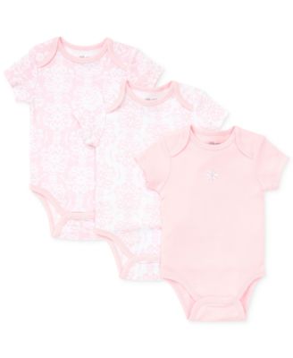 Little Me - Baby Girls' 3-Pack Scrollwork Bodysuits