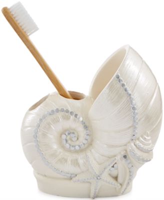 Avanti - Sequin Shells Toothbrush Holder