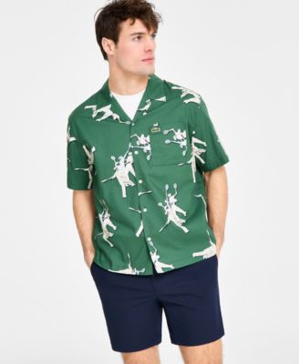 Lacoste - Men's Relaxed-Fit Ren&eacute; Short-Sleeve Shirt