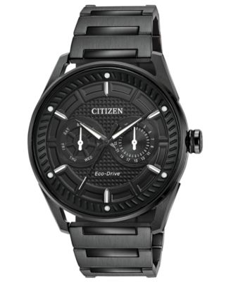 Citizen - Men's Black Stainless Steel Bracelet Watch 42mm