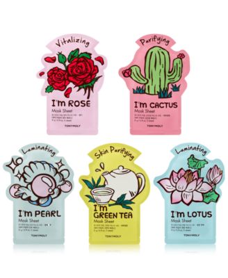 TONYMOLY - 5-Pc. I'm Real Sheet Mask Set - Radiance