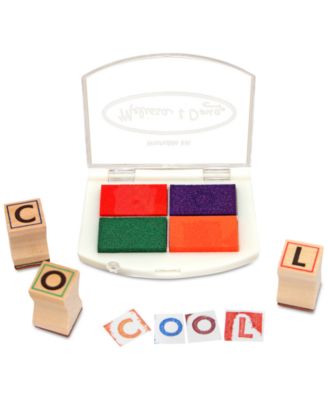 Melissa and Doug - Kids Toys, Kids Alphabet Block Stamp Set