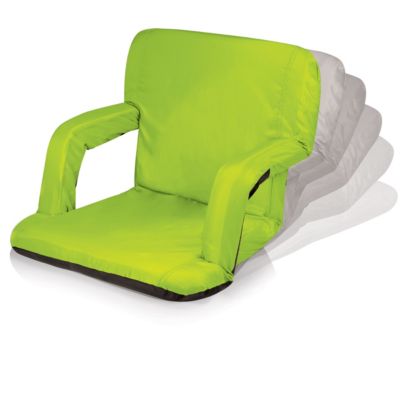 Picnic Time - Ventura Lime Portable Reclining Stadium Seat