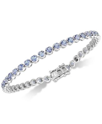 Macy's - Tanzanite Link Bracelet (4 ct. t.w.) in Sterling Silver