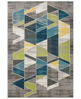 Abbie & Allie Rugs - Rafetus ETS-2329 Teal 5'3" x 7'6" Area Rug