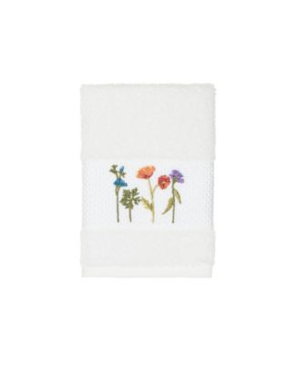 Linum Home - Turkish Cotton Serenity Embellished Washcloth