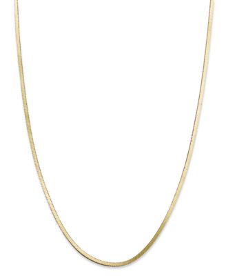 Giani Bernini - 24k Gold over Sterling Silver Necklace, 18" Snake Chain Necklace