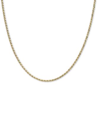 Macy's - Diamond Rope Chain 18" Necklace in 10k Gold