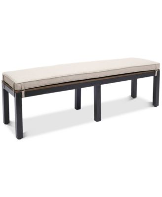 Agio - Stockholm Outdoor Bench with Outdoor Cushion