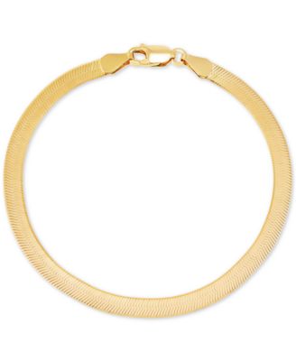 Giani Bernini - Herringbone Link Chain Bracelet in 18k Gold-Plated Sterling Silver,