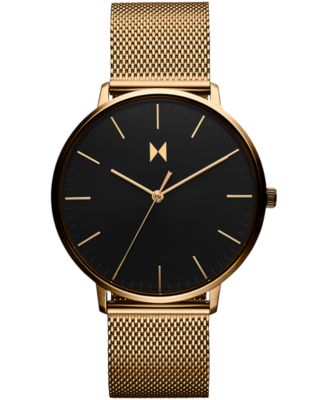 MVMT - Men's Legacy Slim Gold-Tone Mesh Bracelet Watch 42mm
