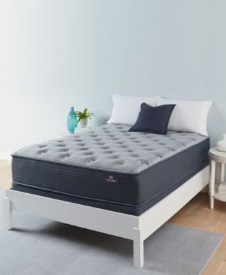 Serta - LUXE Brookton 13.5" Plush Mattress Set- Queen