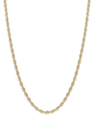 Macy's - Rope Chain Necklace in 14k Gold (1-3/4mm)