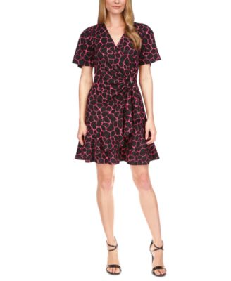 Michael Kors - Women's Flutter-Wrap Mini Dress