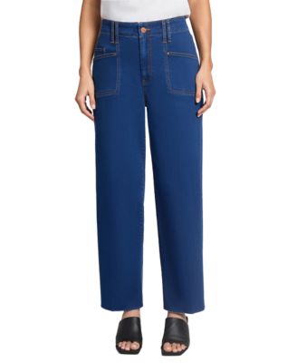 Jones New York - Women's High Rise Wide-Leg Jeans